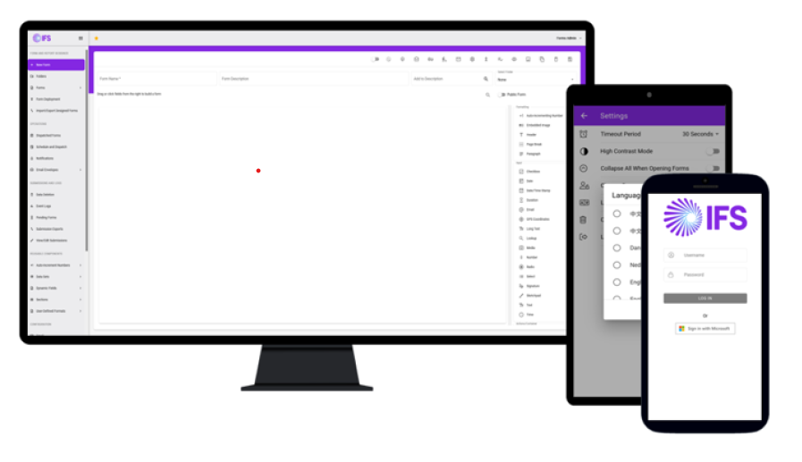 IFS Advanced Forms Unleashed Landing Page